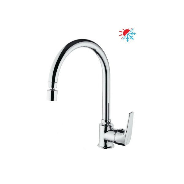 Sardıcı Famel Series Kitchen Sink Faucet With Movable Aerator And Double Water Inlet