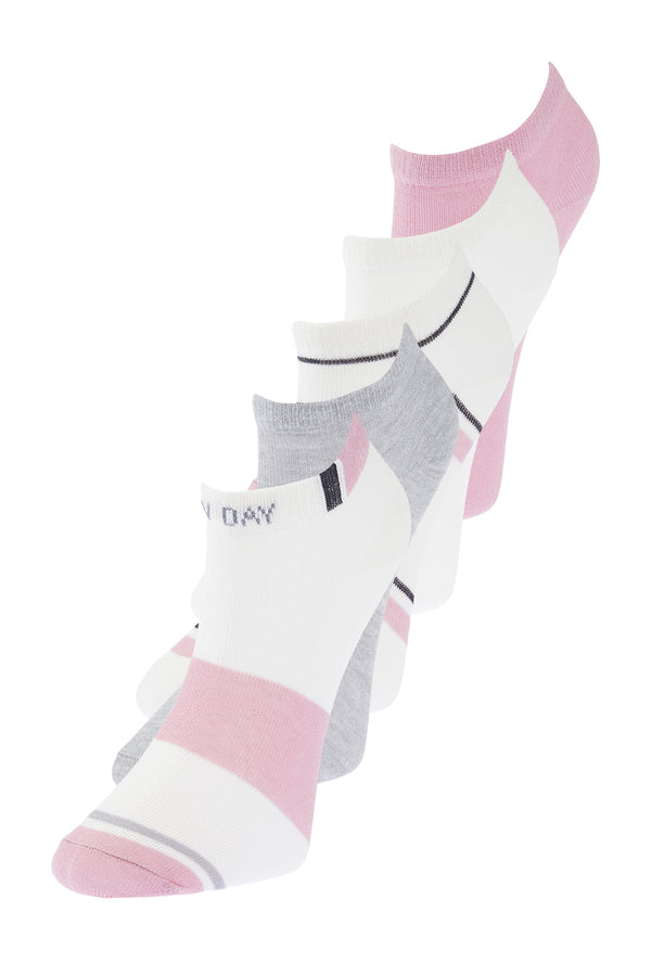 Trendyolmilla Women's Pink Gestreift Socks