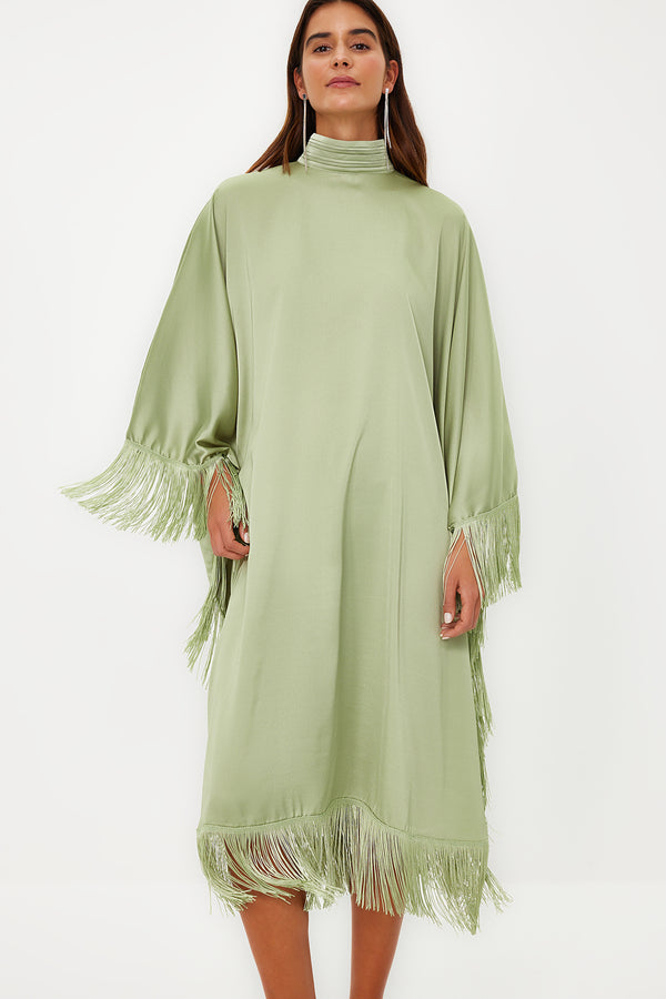 Trendyol Modest Women's Plain Maxi Long Sleeve Stylish / night Regular Evening Dress