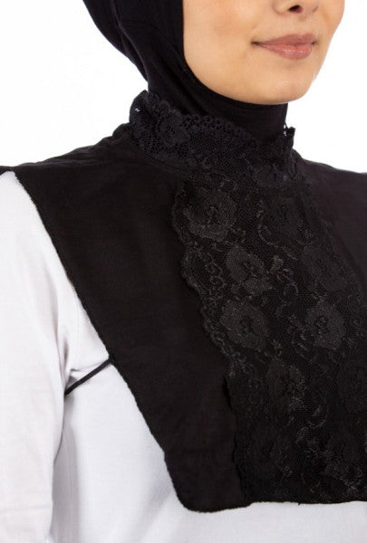 Black Lace Collar