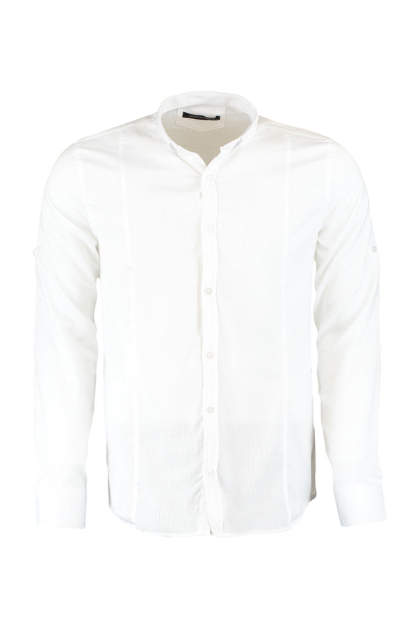 Trendyol Man Men's Super Slim Fit Buttoned Collar Handle Epaulet Shirt Tmnss22Go0091