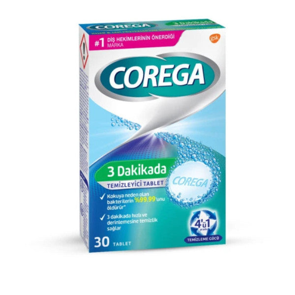Corega Cleaner 30 Tablets