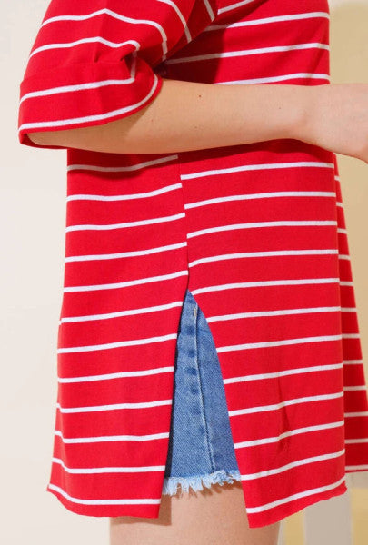 Striped Red Tshirt