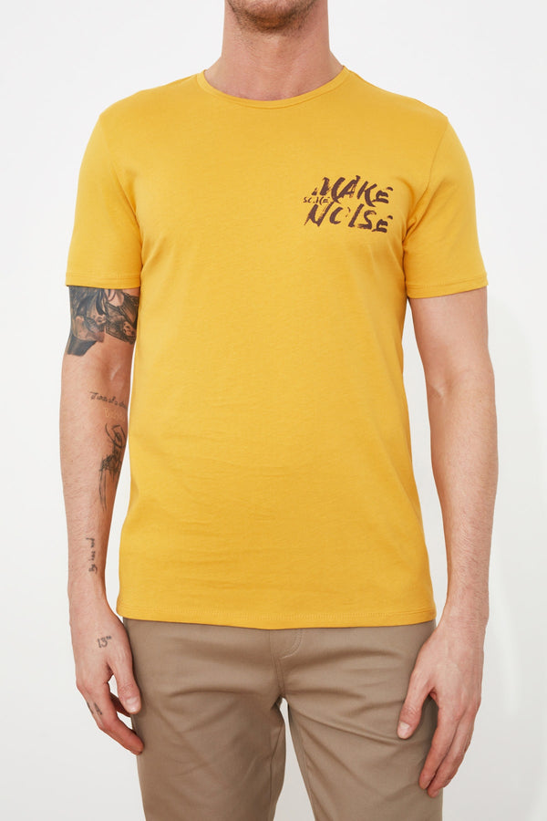 TRENDYOL MAN Men's Printed Slim Fit T-Shirt TMNSS20TS0080