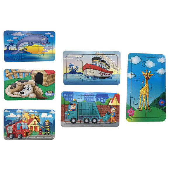 Trendy Toys Wooden Puzzle My First Puzzle 6 Pieces 18X11Cm