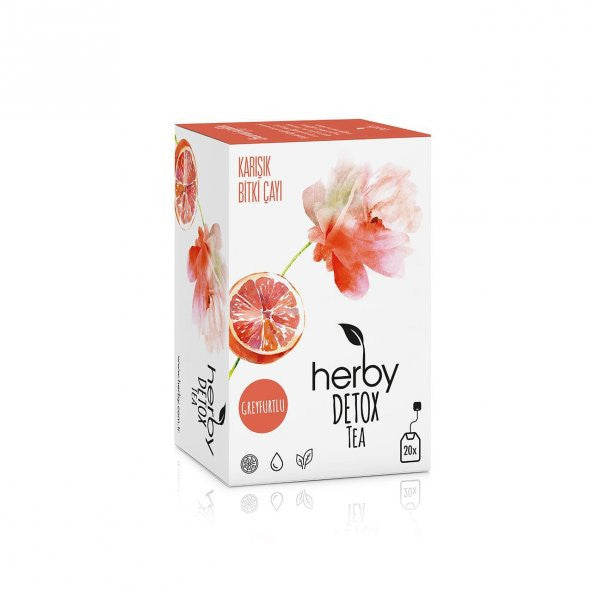 Herby Detox Tea Grapefruit 20-pack Herbal Tea