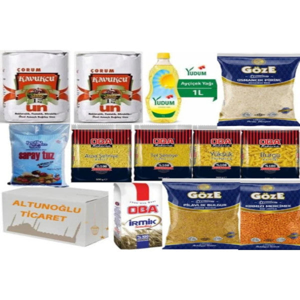 Yudum Ramadan Package Economical Food Box 12 Pieces Product