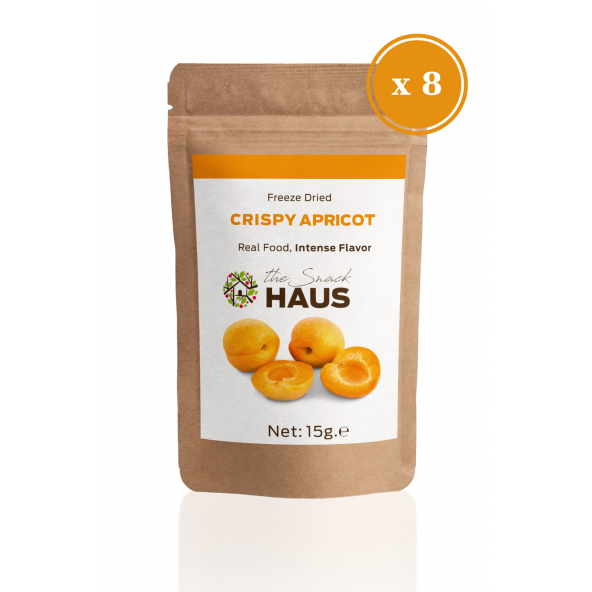 The Snack Haus Freeze Dried Apricot x 8 pieces