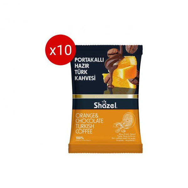 Shazel Orange Instant Turkish Coffee 100 gr