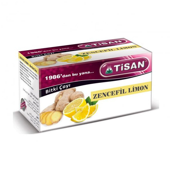 Tisan Ginger Lemon Tea 20 Shaking Bags