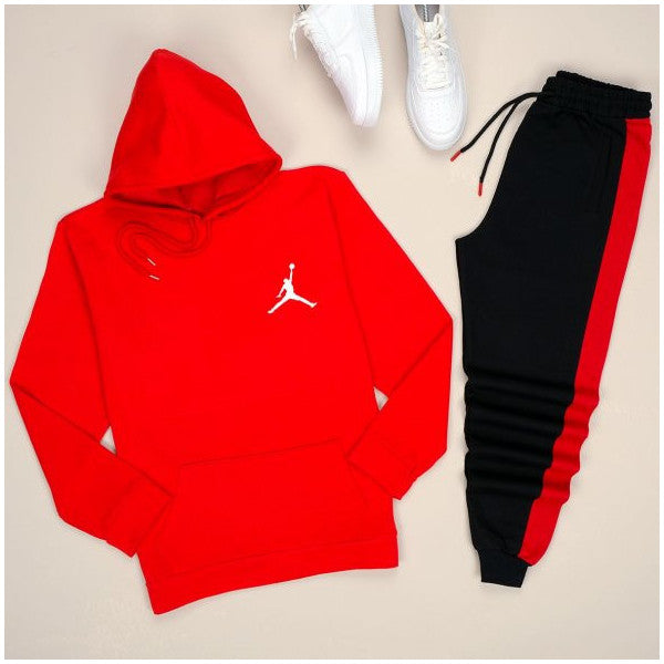 Jordan red outlet tracksuit