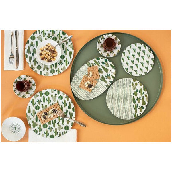 Porland Cactus Breakfast Set for 6 Persons 36 Pieces