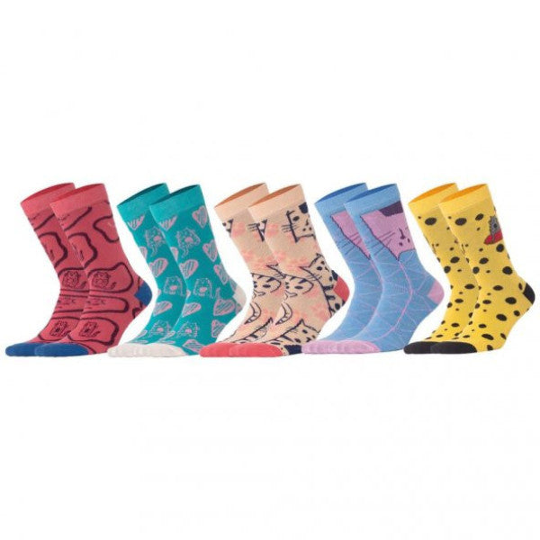 Biggdesign Cats Women's Sock Set Of 5 Socks