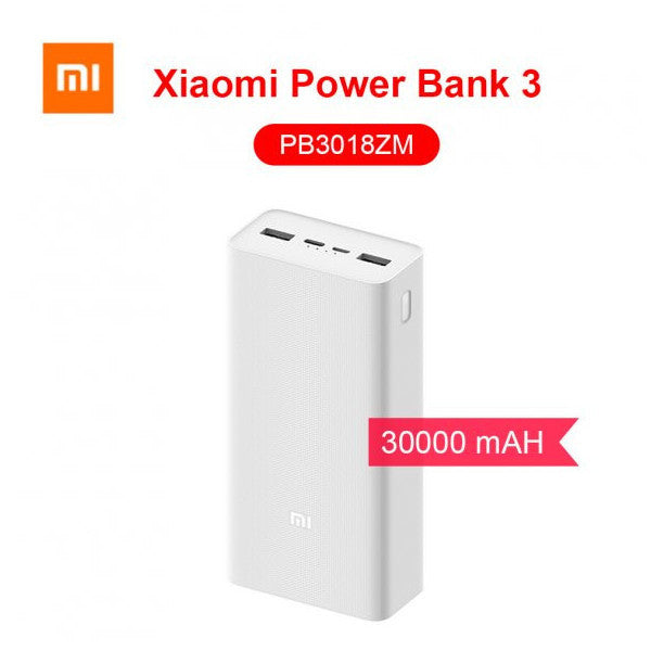 Xiaomi 30000Mah Fast Charging Portable Powerbank Pb3018Zm