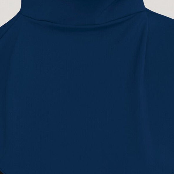 Neck Collar Hijab Bonnet Dark Navy Blue