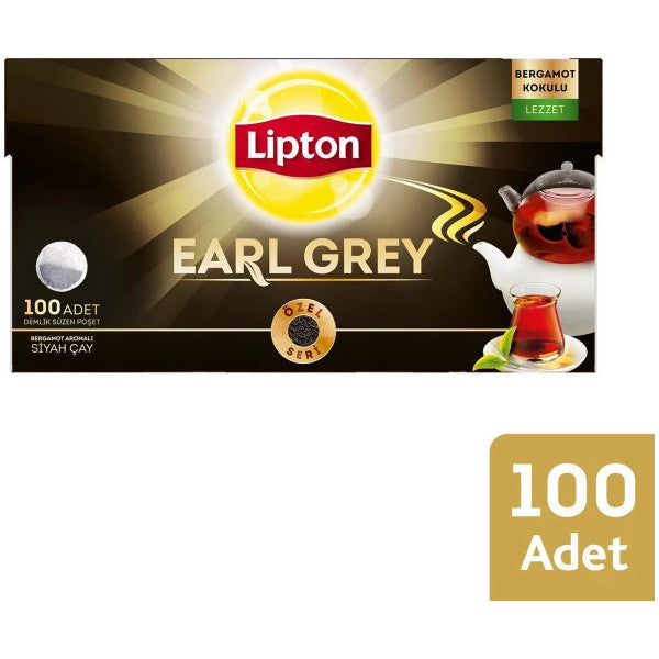 Lipton Earl Gray Teapot Tea Bag 100 Pcs