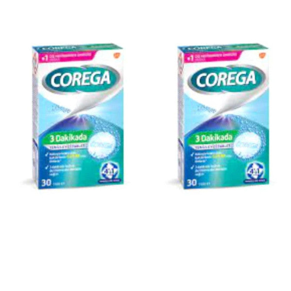 Corega Cleaner 30 Tablets 2 Boxes