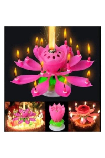 Trendy Toys Birthday Cake Candle Magic Opening Musical Cake Candle
