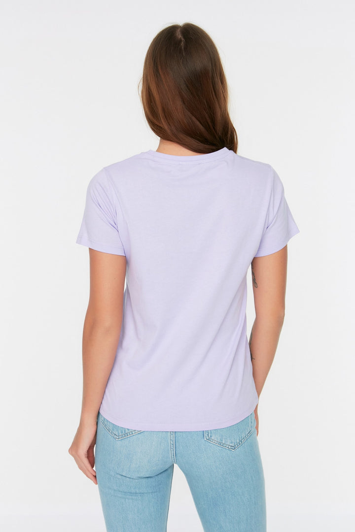 Shirts & Tops |  Trendyolmilla Crew Neck Basic Knitted T-Shirt Twoss20Ts0133.