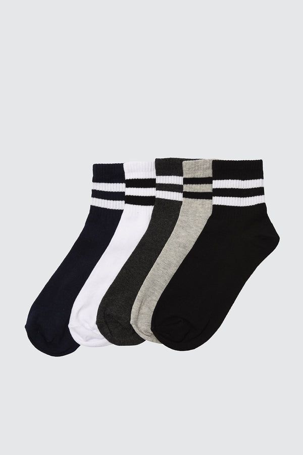 TRENDYOL MAN Multicolor 5 Pack Booties Socks