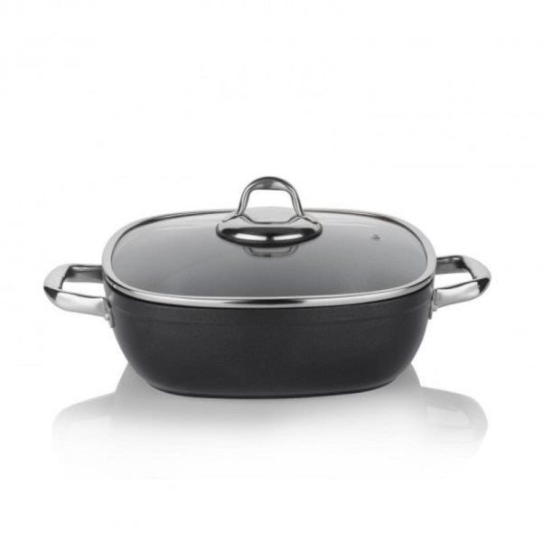 Turk Wrought Iron Frying Pan with High Rim, 24 cm