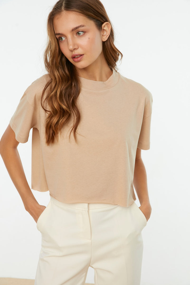 Shirts & Tops |  Trendyolmilla Crop Knitted T-Shirt Twoss20Ts0287.