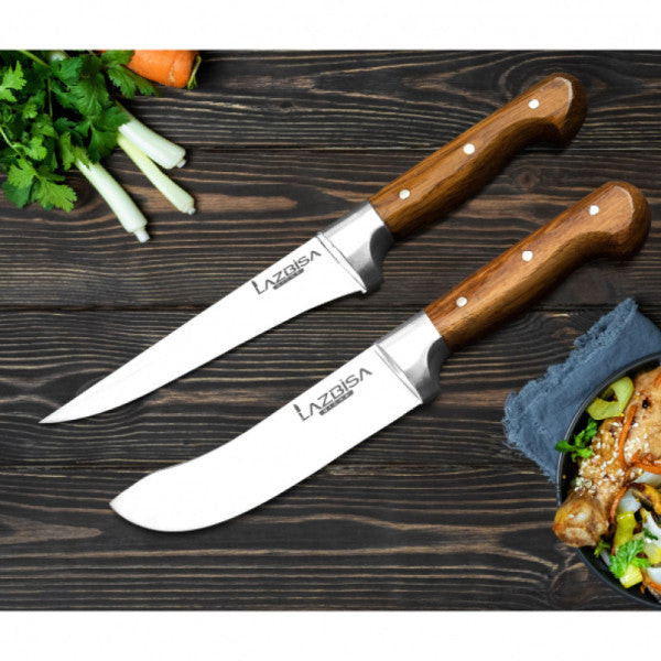 Lazbisa Kitchen Knife Set Meat Bone Swimming Slicing Mincer Fruit Vegetable Butcher Knife (Y-S)
