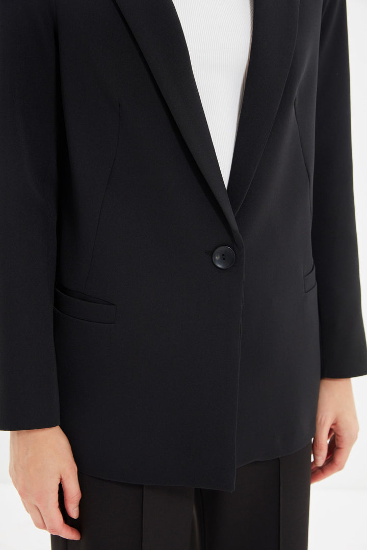 Snow Pants & Suits |  Trendyolmilla Leopard Lining Detailed Blazer Jacket Twoaw20Ce0316.
