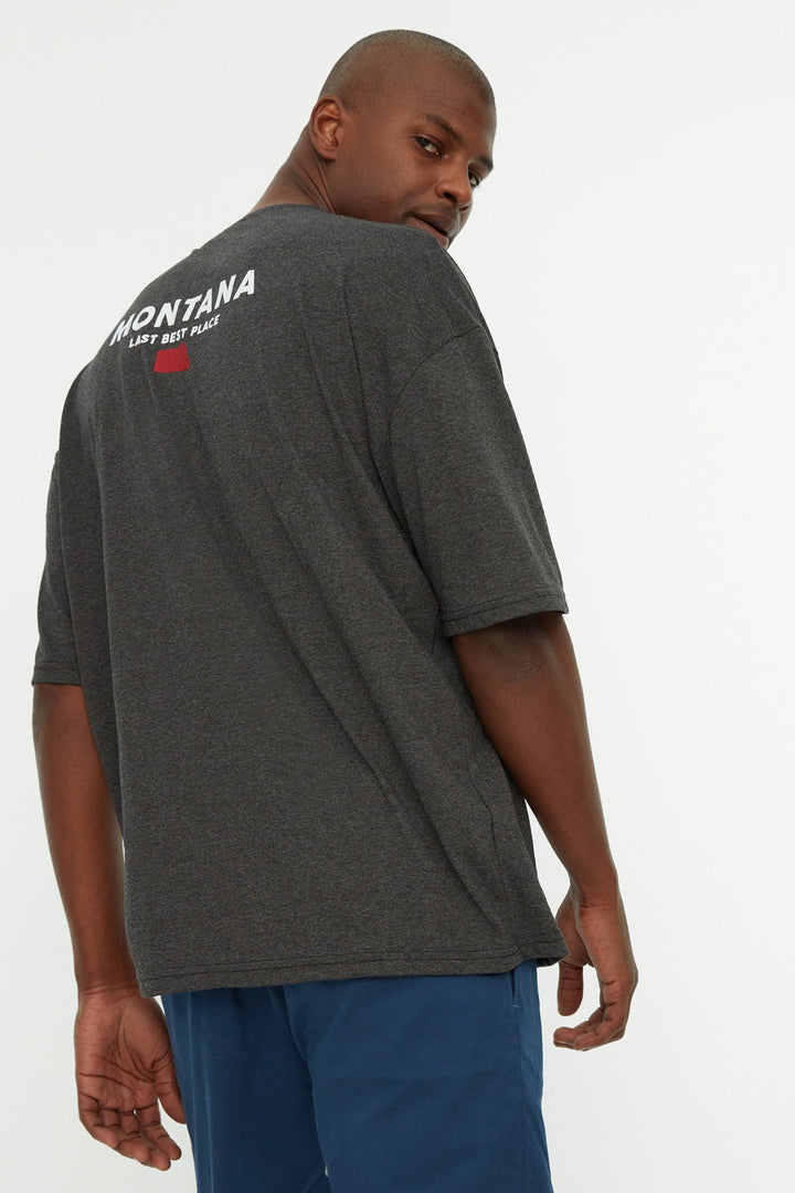 Shirts & Tops |  Trendyol Man Men's Oversize Crew Neck Short Sleeved Printed Tshirt Tmnss21Ts1794.