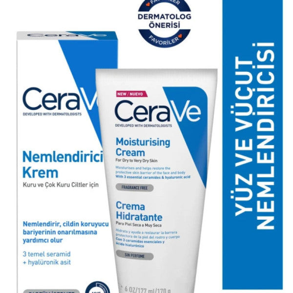 Cerave Moisturizing Cream Dry And Very Dry Skin 177 Ml
