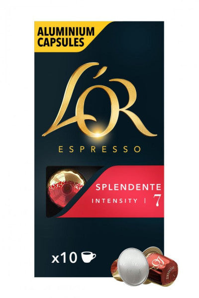 Curd - Splendente - Intensity 7 - Nespresso Compatible 10 Pcs Aluminum Capsules Coffee