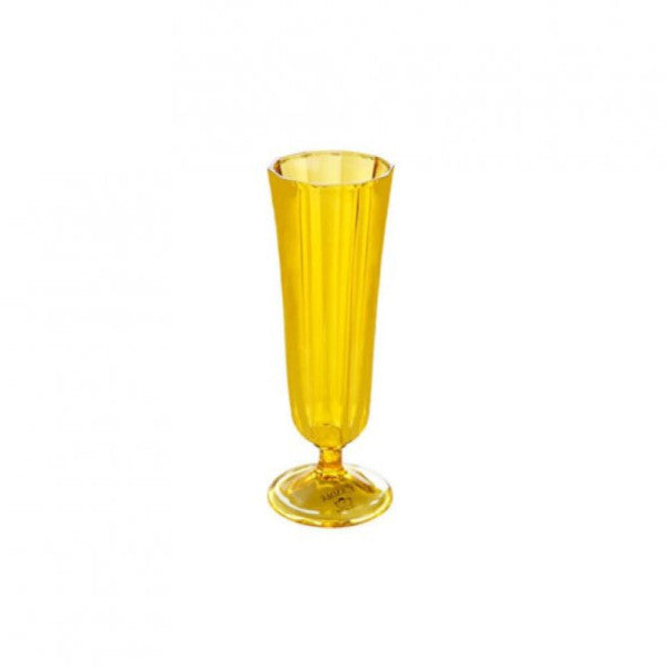 Porland Fia Yellow Footed Flute Champagne Glass 04Fia001717