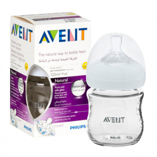 Philips Avent Scf051/17 Natural Baby Glass Bottle 240 Ml 1 Month+
