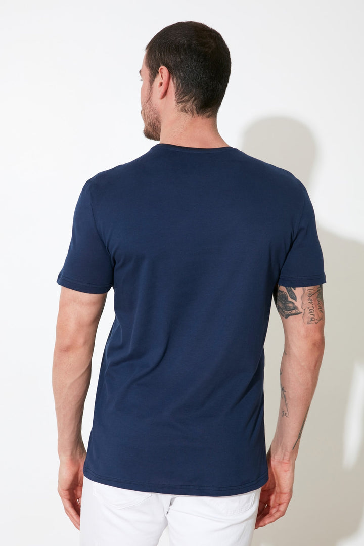 Shirts & Tops |  Trendyol Man White Men Regular Fit 100% Cotton Crew Neck Short Sleeved T-Shirt.