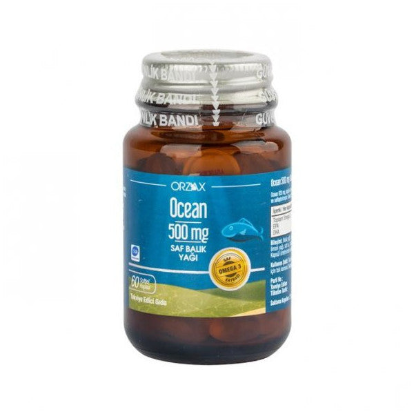 Food Supplements |  Ocean Pure Fish Oil 500Mg 60 Capsules.