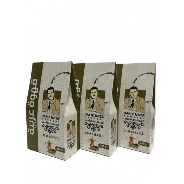 HAFIZ MASTER COFFEE - YELLOW ARABIC COFFEE 200g X3