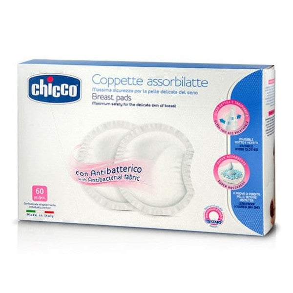 Chicco Antibacterial Breast Pads (0m+) 60pcs