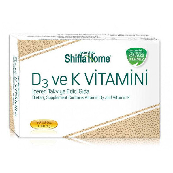 Vitamin D3 And K2 1300 Mg Softgel