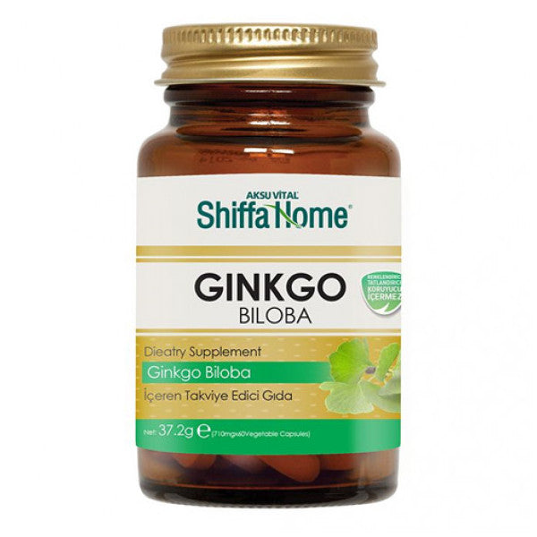 Shiffa Home   Ginkgo Biloba  620 Mg 60 Capsule