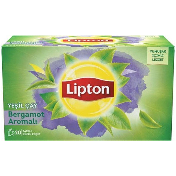 Lipton Green Tea Bergamot Flavored 20 Pcs