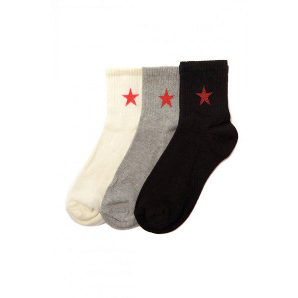 Trendyolmilla Star Embroidered 3-Pack Socks Twoss20Co0050
