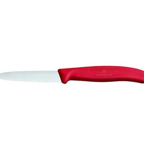 Ceramics Victorinox Paring Knife 8cm Saw Pointed Red