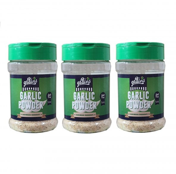 Fit Grains Garlic Powder Garlic Spice Without Salt 80 g 3 Pcs