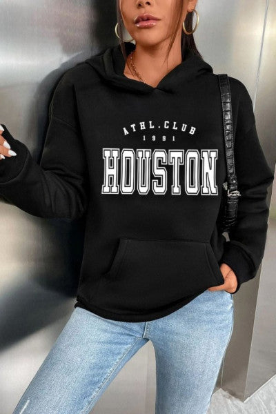 Unisex Houston Printed Sweatshirt