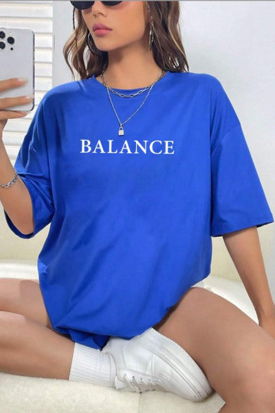 Unisex Balance Printed T-Shirt