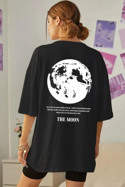 Unisex The Moon Printed T-Shirt