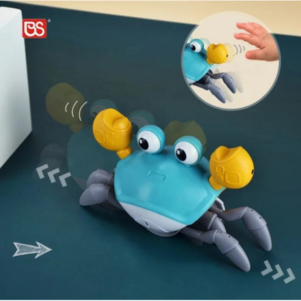 Cute Crab ( Right And Left ) Moving Crab ( Rechargeable ) Green Color