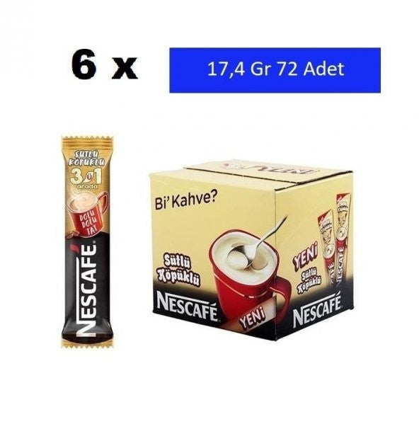 Nescafe 3in1 Milky Foam Package 10 pcs. – Turcamart ®