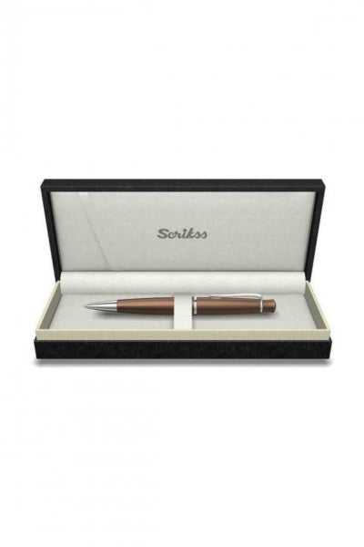 Scrikss Ballpoint Pen Luxury Boxed Brown 62