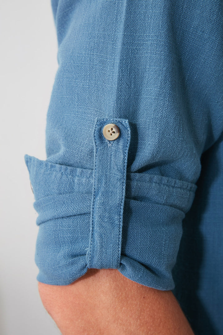 Wetsuit Tops |  Trendyol Man Men's Regular Fit Shirt Collar Big Pocket Cuffed Shirt Tmnss20Go0507.